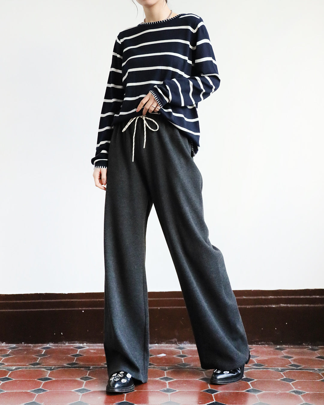 Contrast Stitch Top (4 colors)