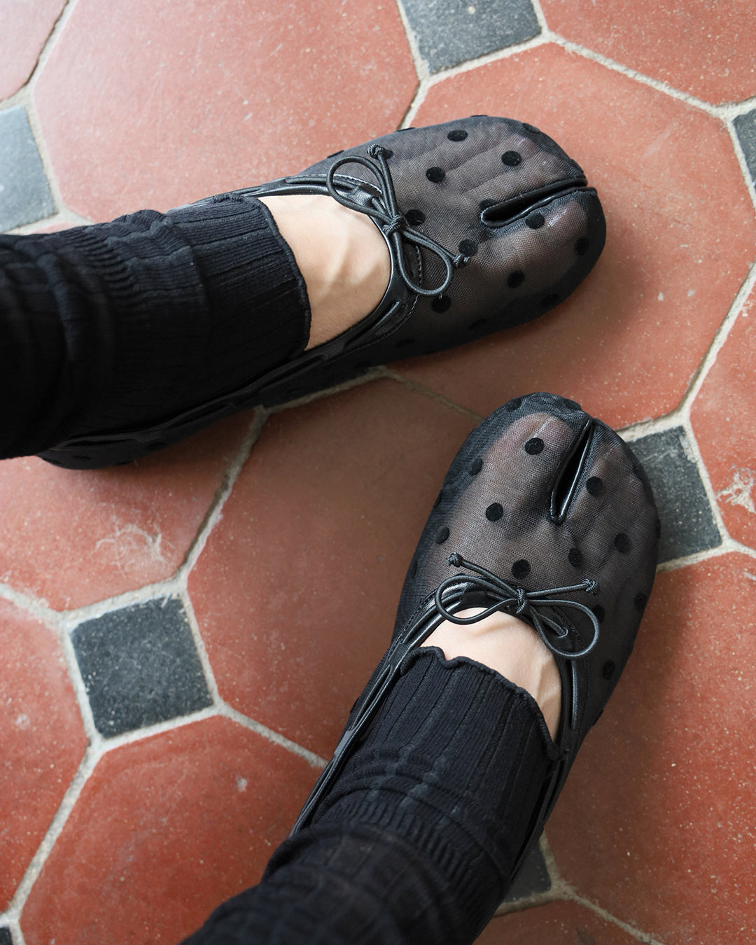 Sheer Dot Tabi (Size 35-40)
