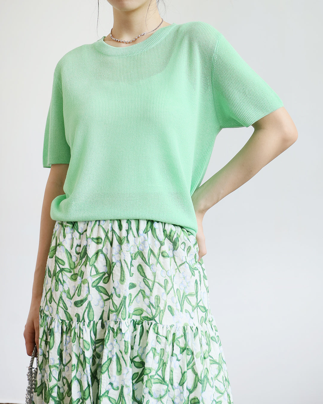 Crew Neck Summer Knit Top (3 colors)