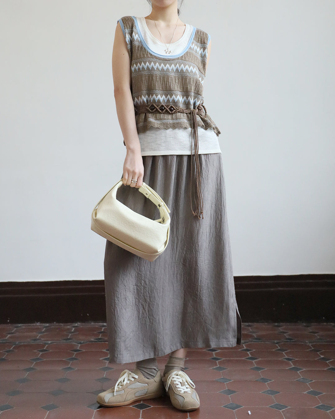 Silky Pencil Skirt