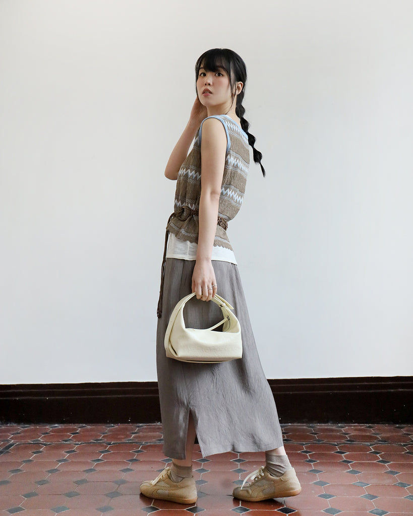 Silky Pencil Skirt