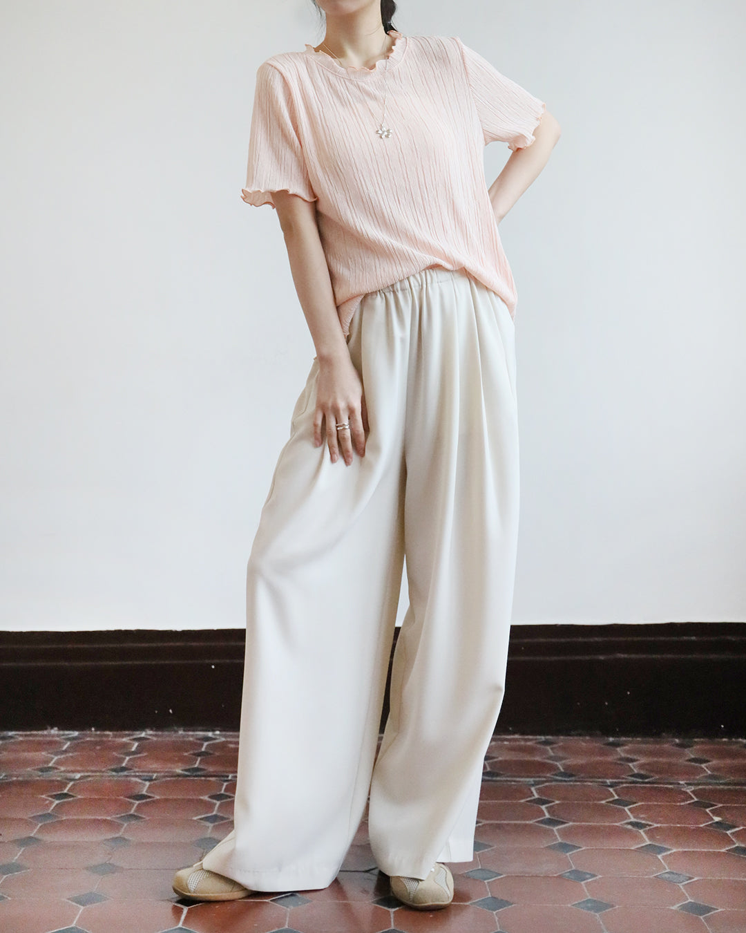Pleated Pants