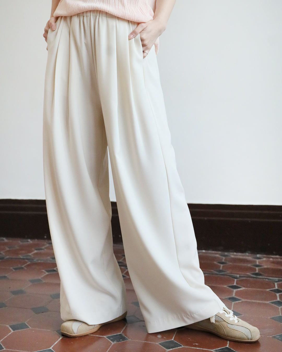 Pleated Pants