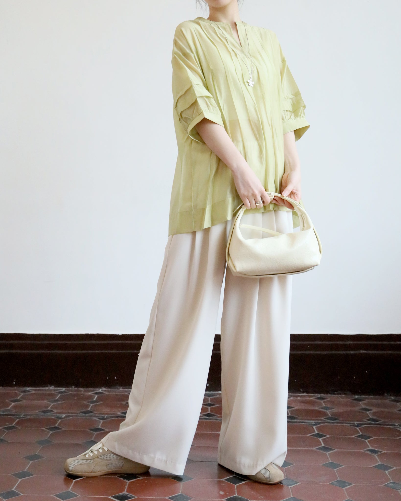 Pleated Pants