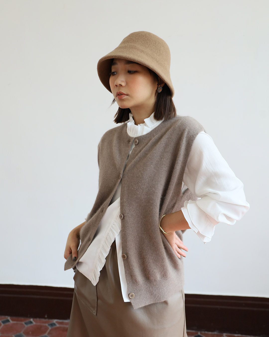 Ruffle Trimmed Blouse