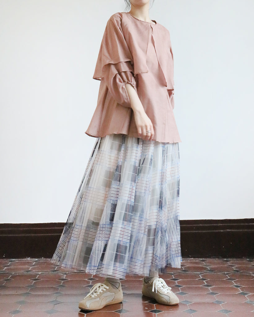 JAPAN BRAND - Cape Layered Blouse