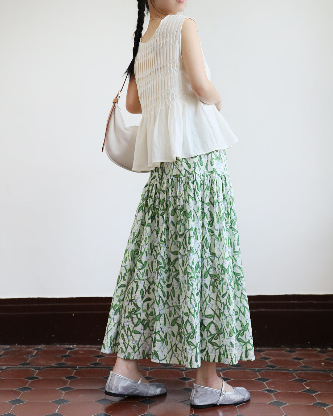 Pleated Swing Vest (2 colors)