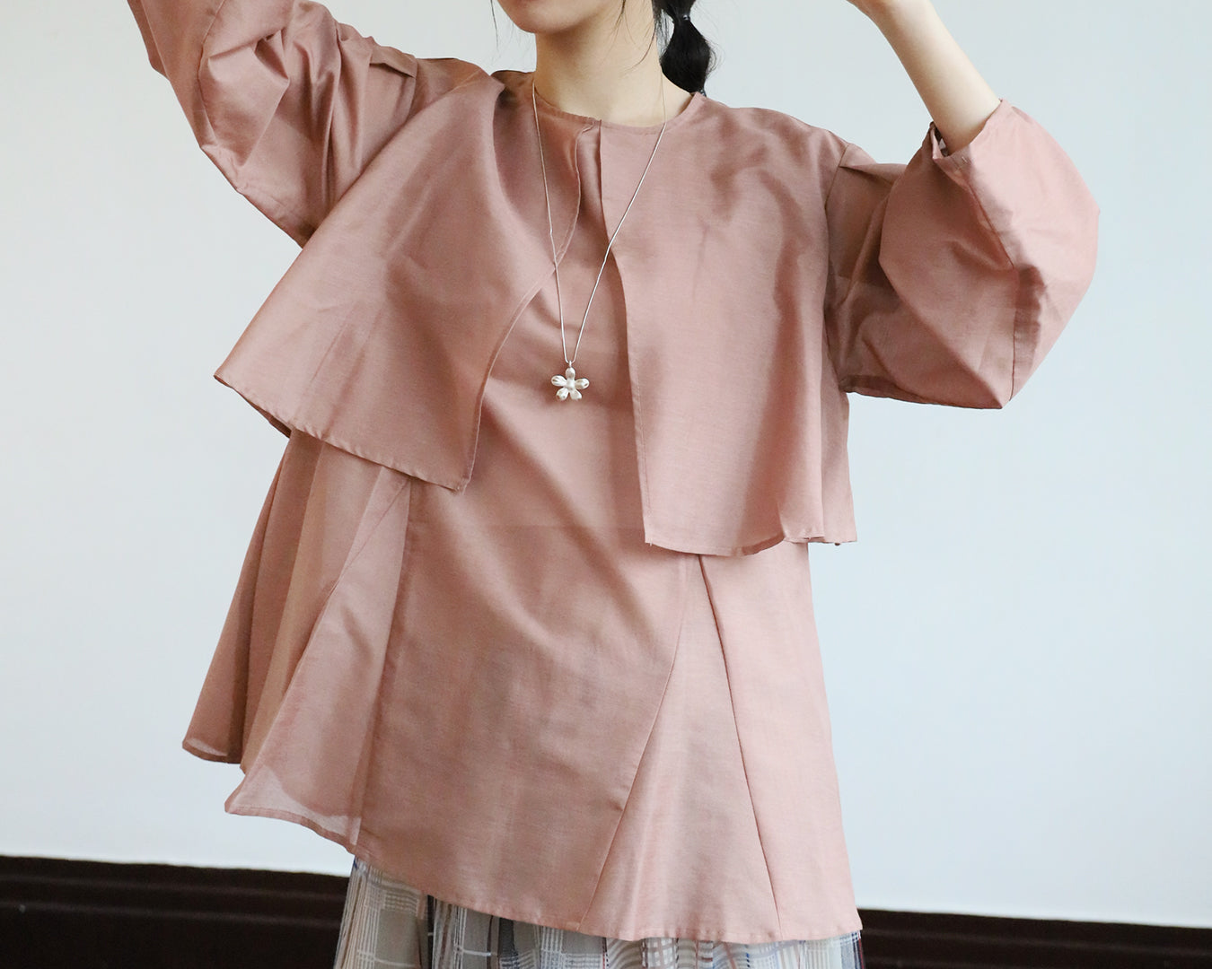 JAPAN BRAND - Cape Layered Blouse