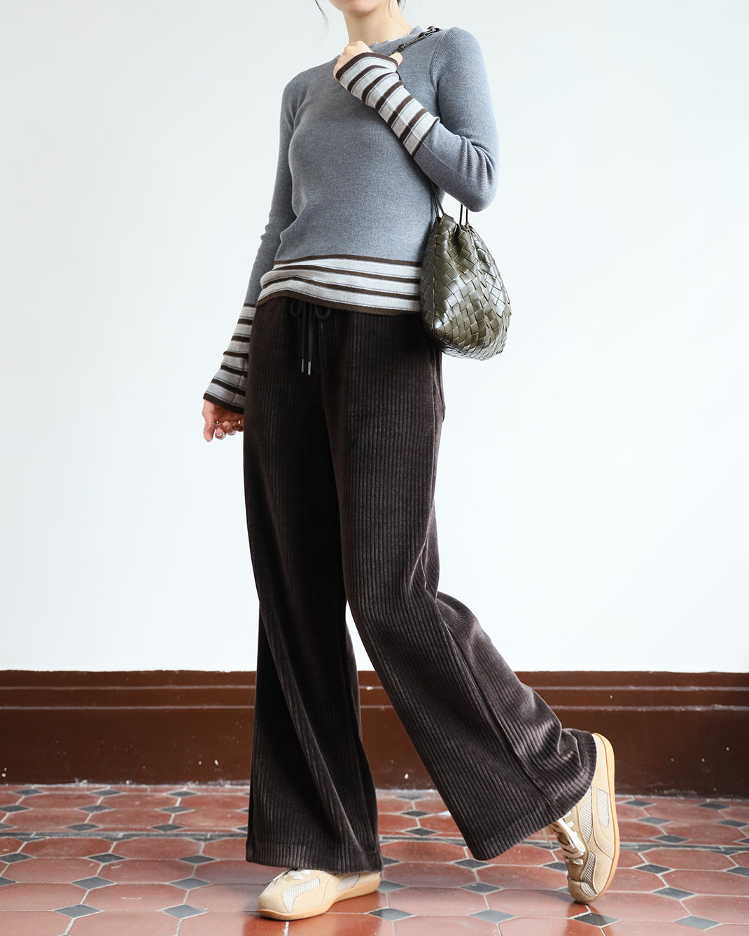 Striped Hem Top (5 colors)