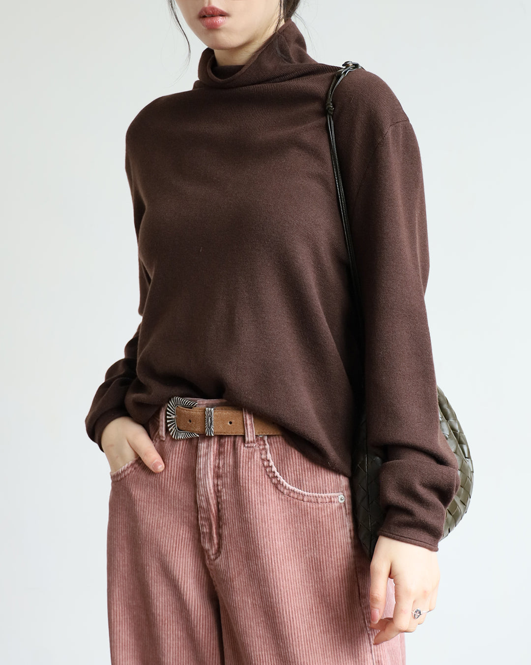 Relaxed Fit Turtle Neck Top (5 colors)
