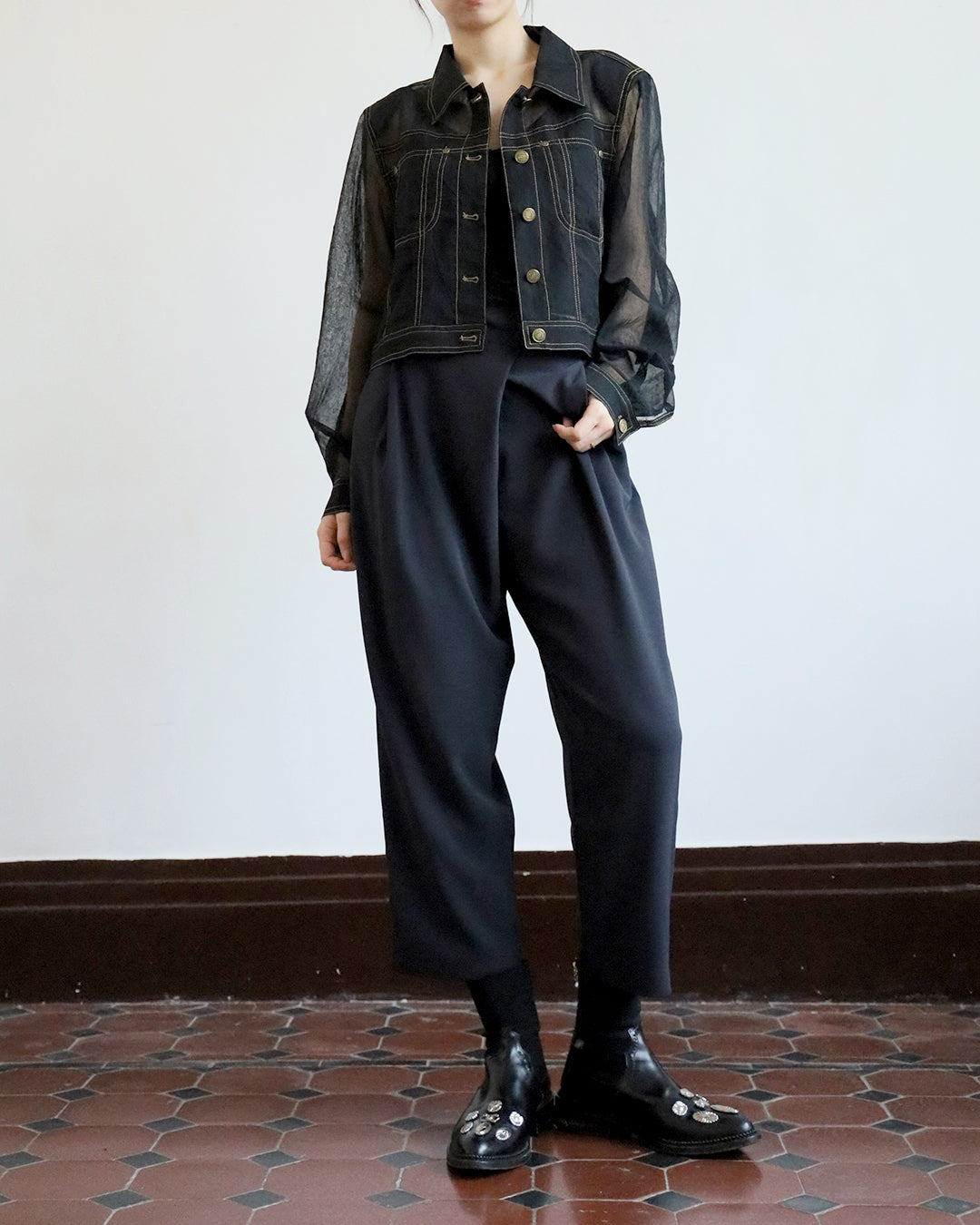 Flapped Tapered Pants (6 colors)
