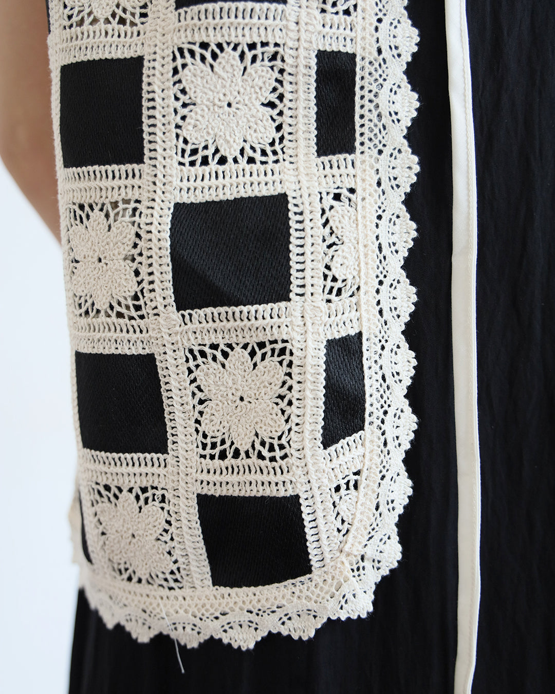 Checkerboard Crochet Vest