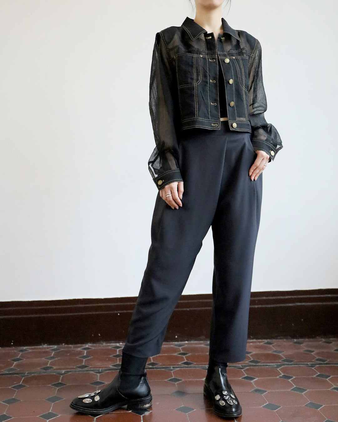 Flapped Tapered Pants (6 colors)