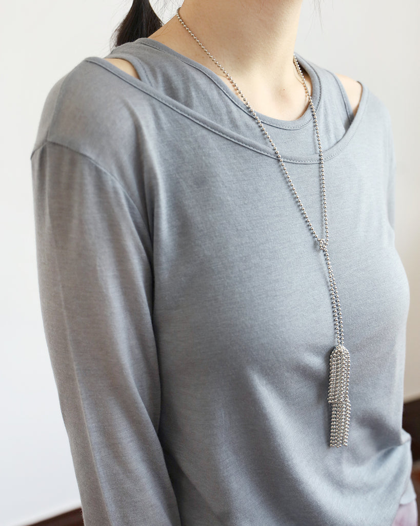 Tassel Necklace (2 color)