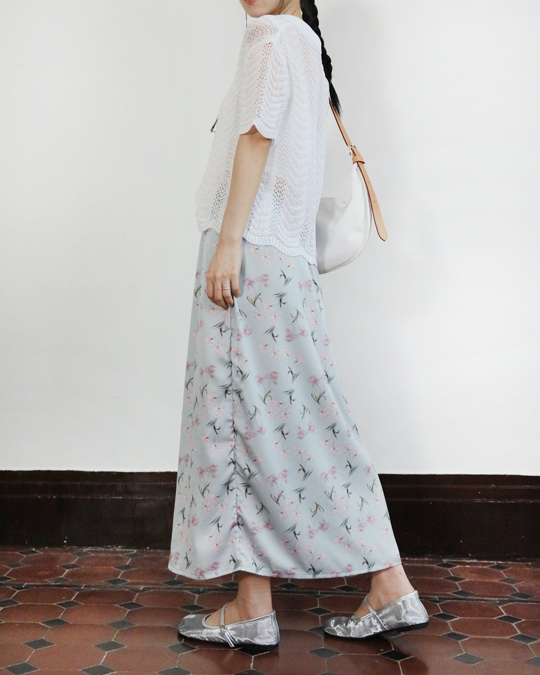 Floral Pencil Skirt (2 colors)