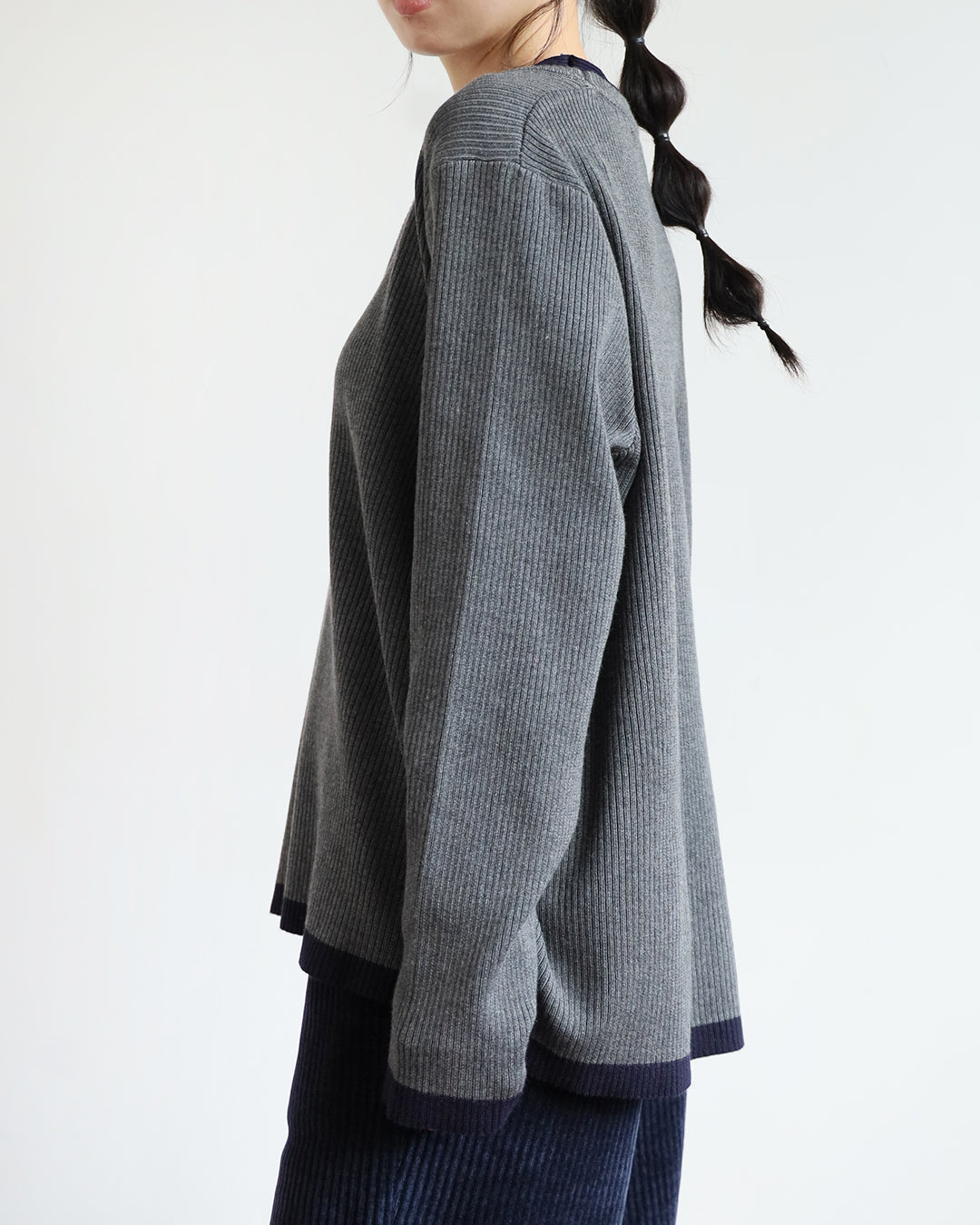 Contrast Trim Ribbed Top (4 colors)