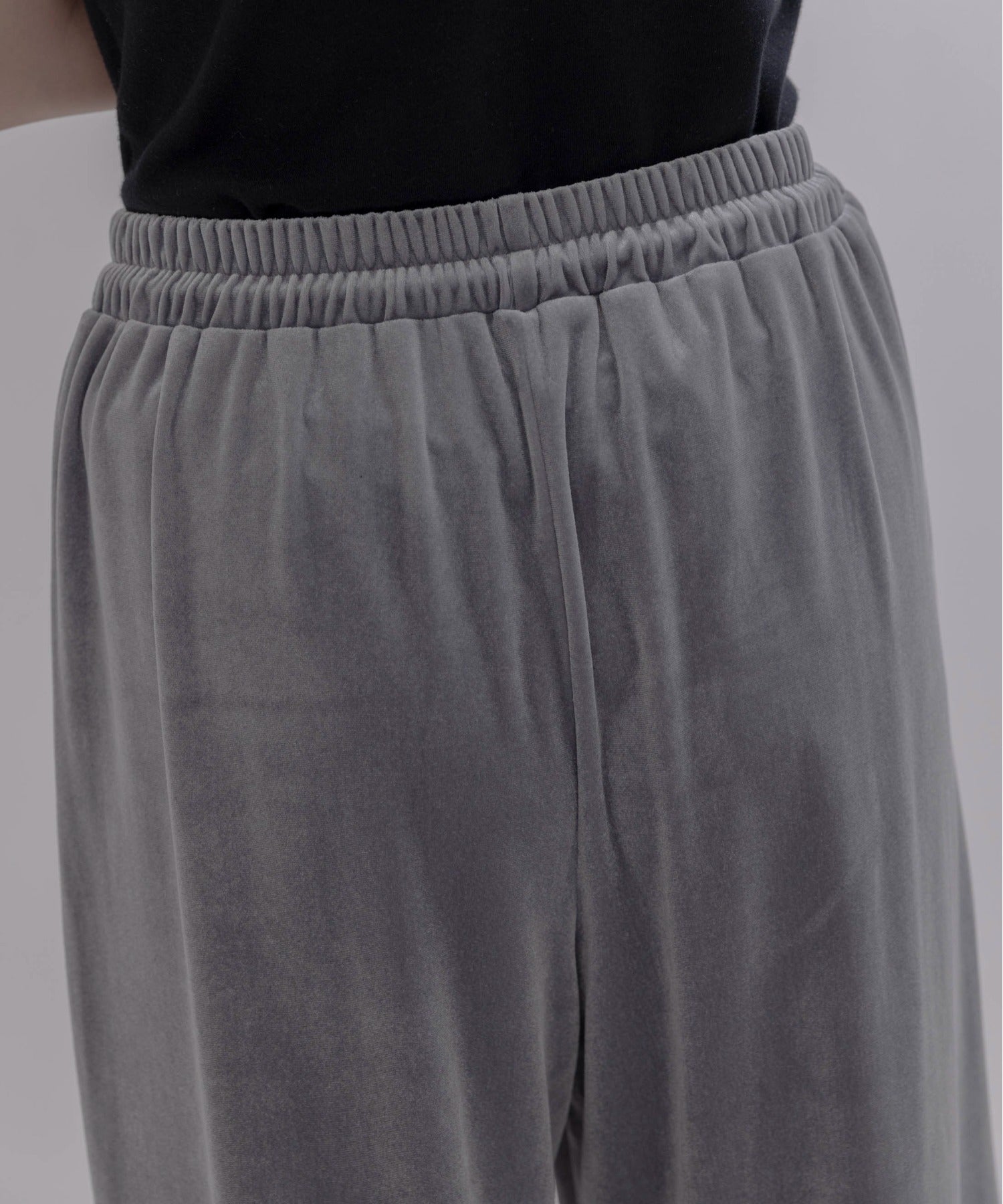 Japan Brand - Velvet Pants w/ Lace Trim (2 Colors)