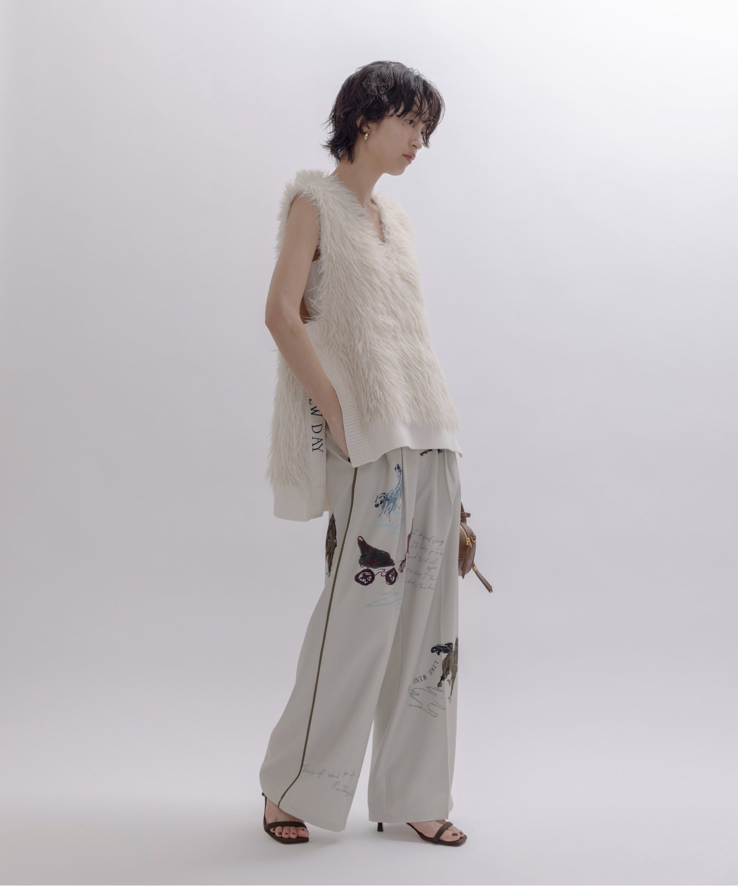 Japan Brand - Side Split Furry Vest (3 Colors)