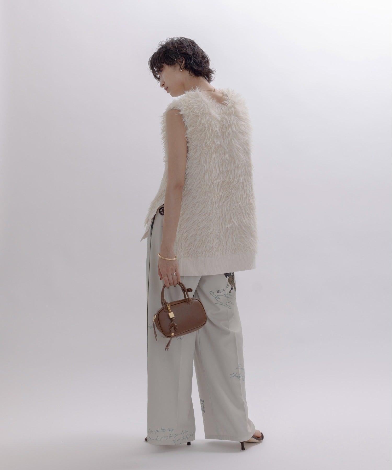 Japan Brand - Side Split Furry Vest (3 Colors)