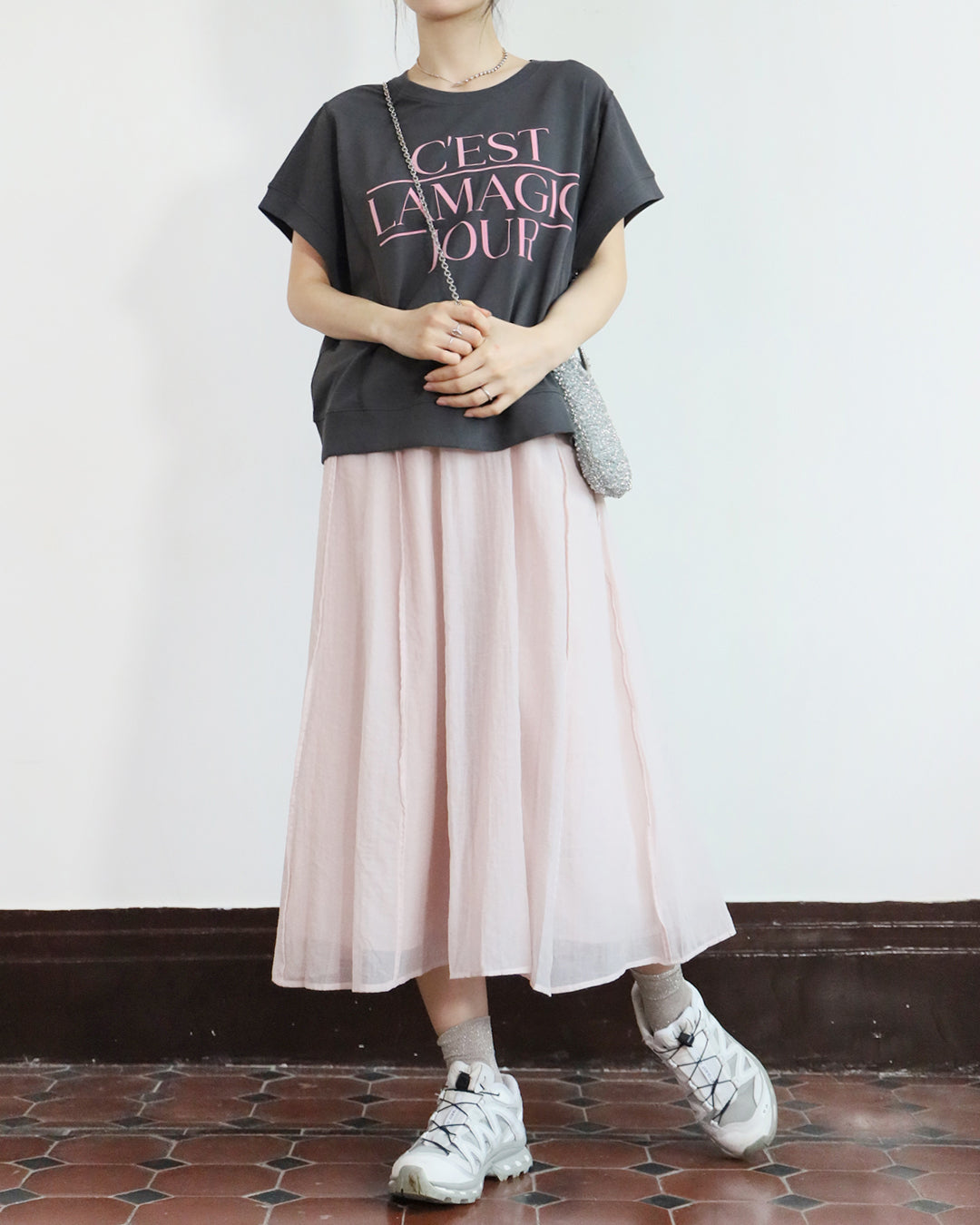 Seamed Skater skirt (3 colors)