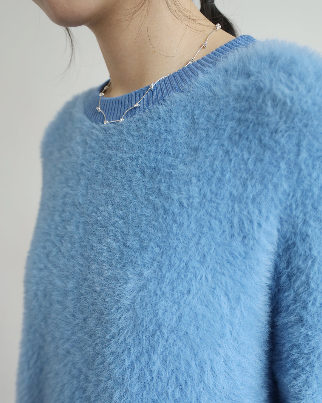 Japan Brand - Light Blue Fluffy Top