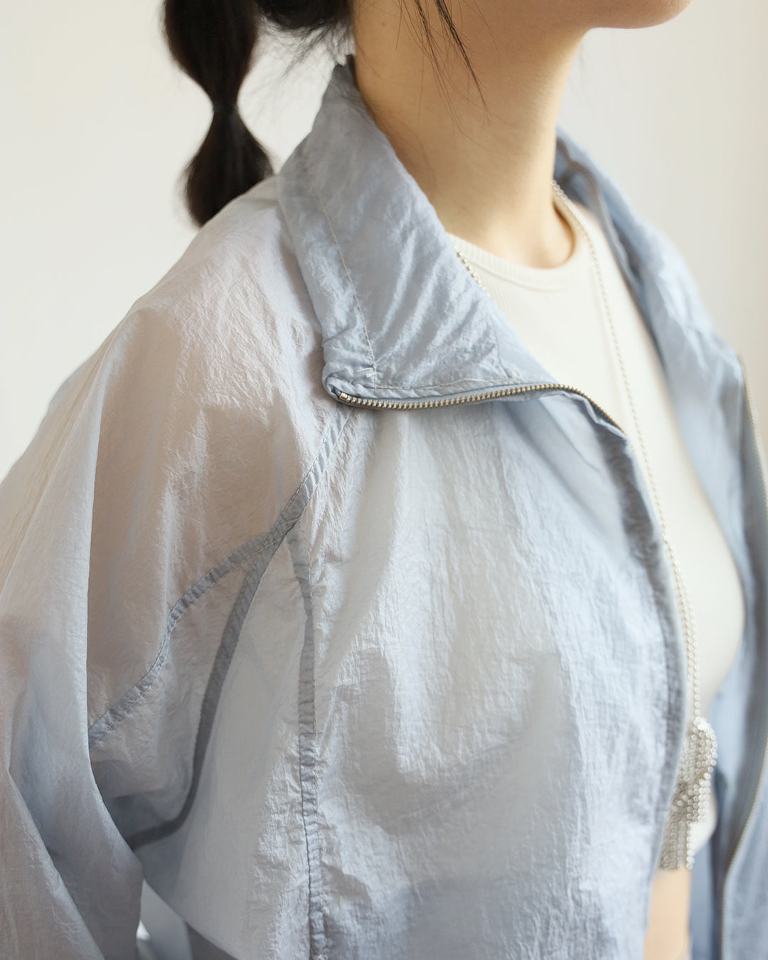 Sheer Windbreaker Jacket (3 Color)