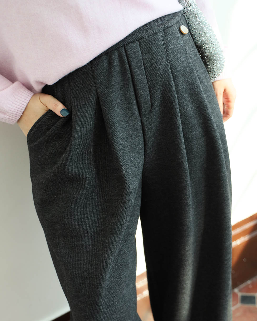 Winter Pleated Pants (2 color)