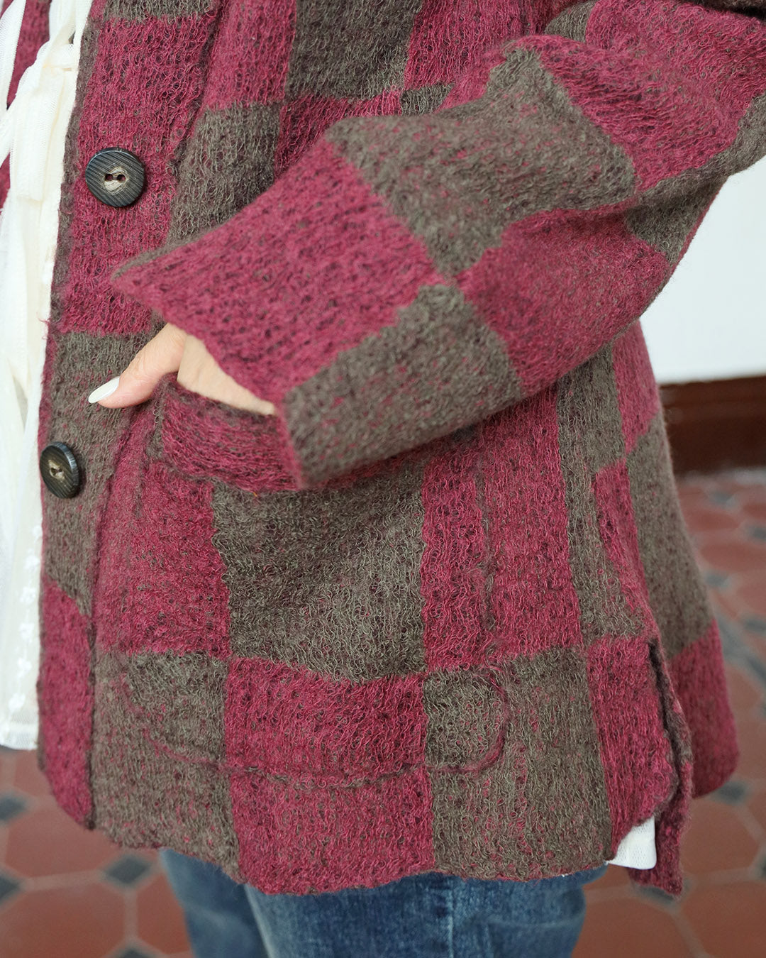 Wool Tartan Plaid Jacket