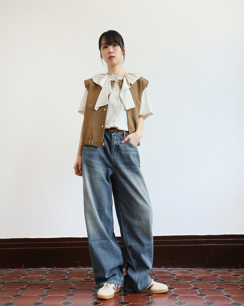 Washed Boyfriend Jeans (Size S-XL)