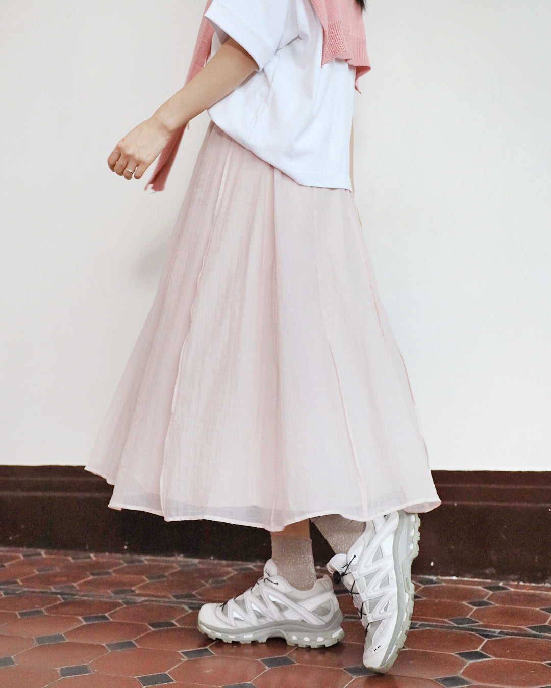 Seamed Skater skirt (3 colors)