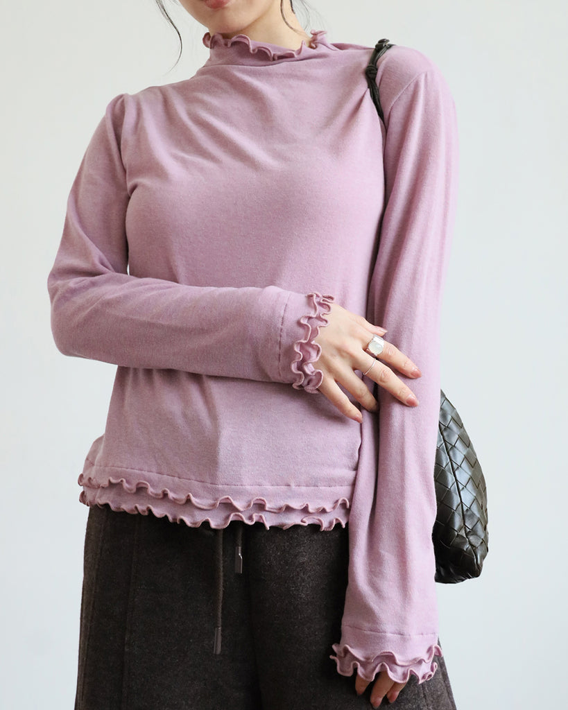 Ruffle Trimmed Top