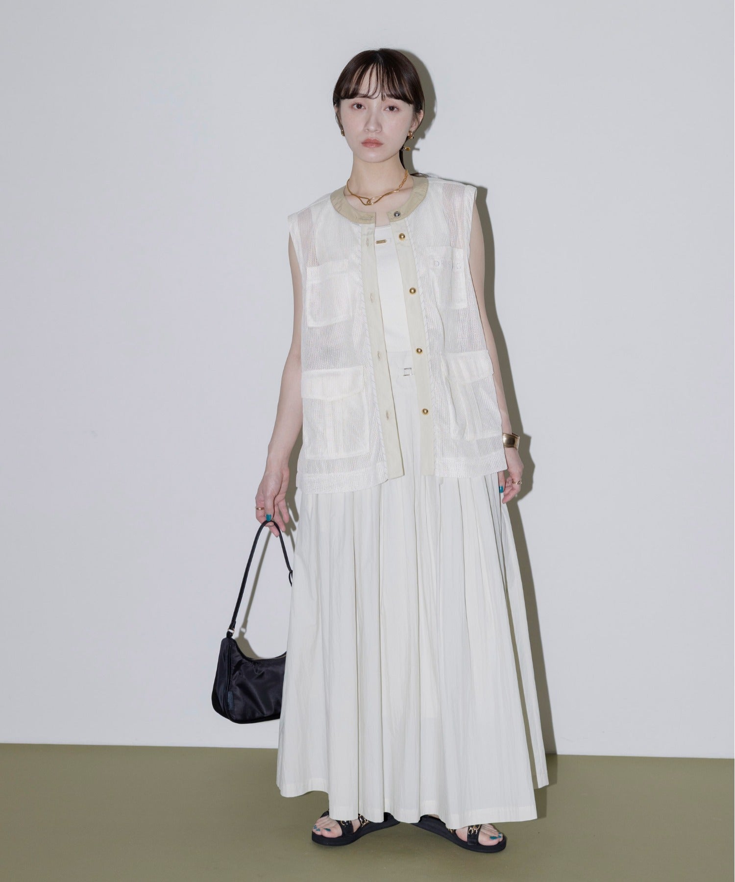 JAPAN BRAND - Front Pocket Mesh Vest