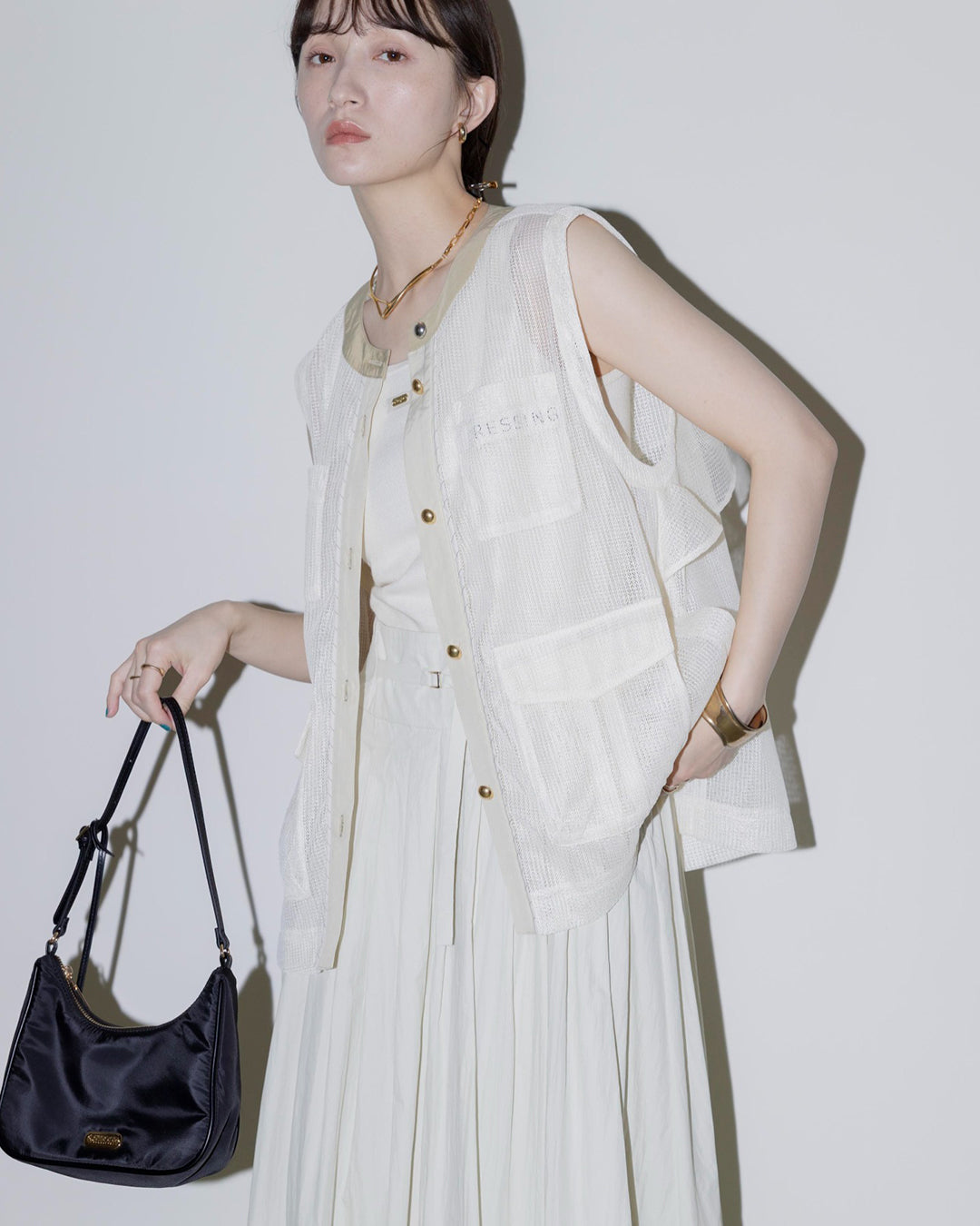 JAPAN BRAND - Front Pocket Mesh Vest