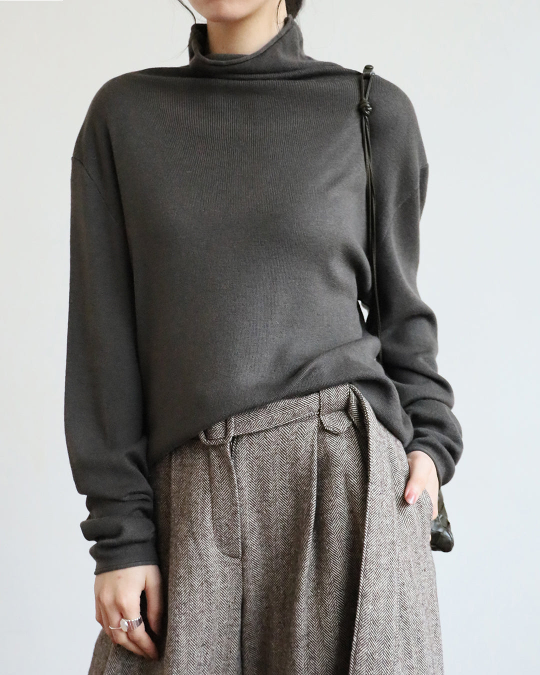 Relaxed Fit Turtle Neck Top (5 colors)