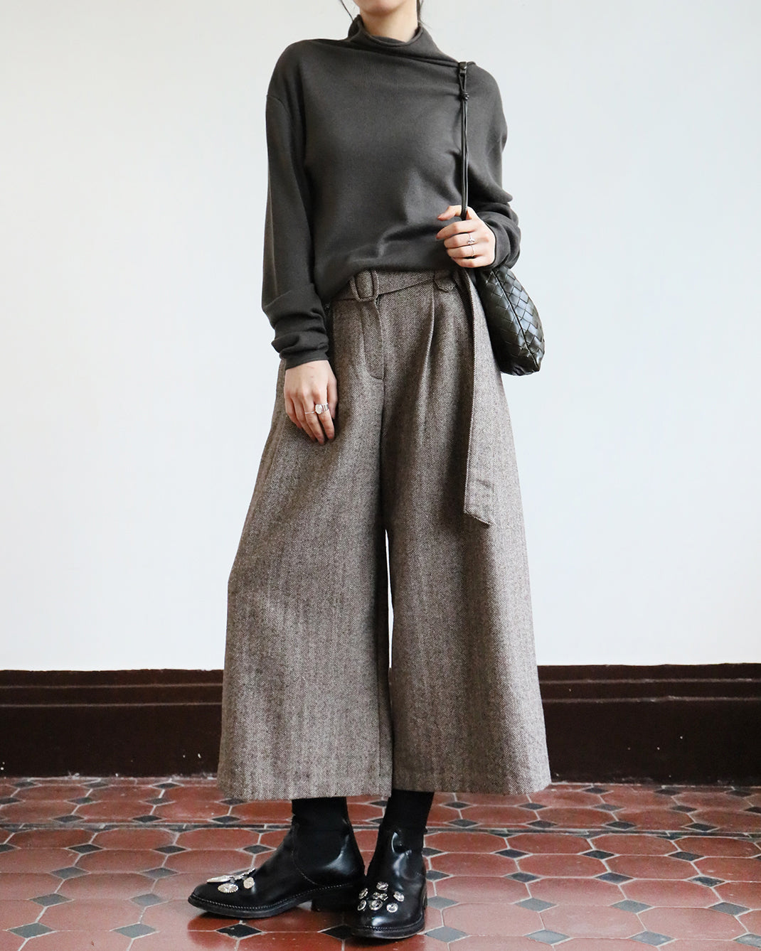 Relaxed Fit Turtle Neck Top (5 colors)