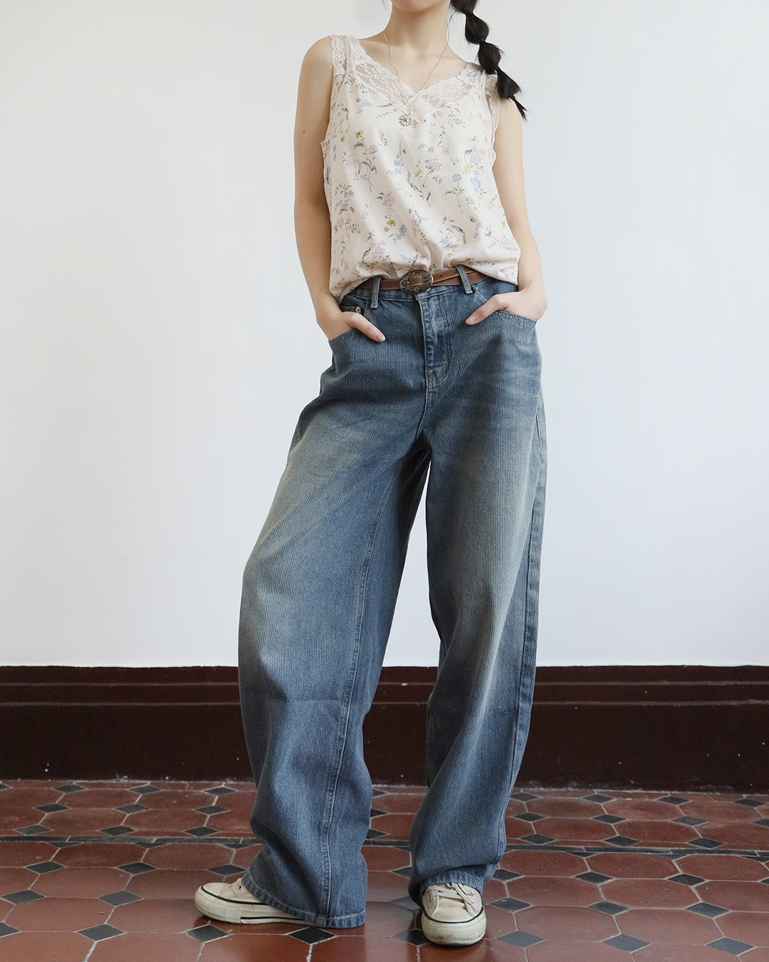 Washed Boyfriend Jeans (Size S-XL)