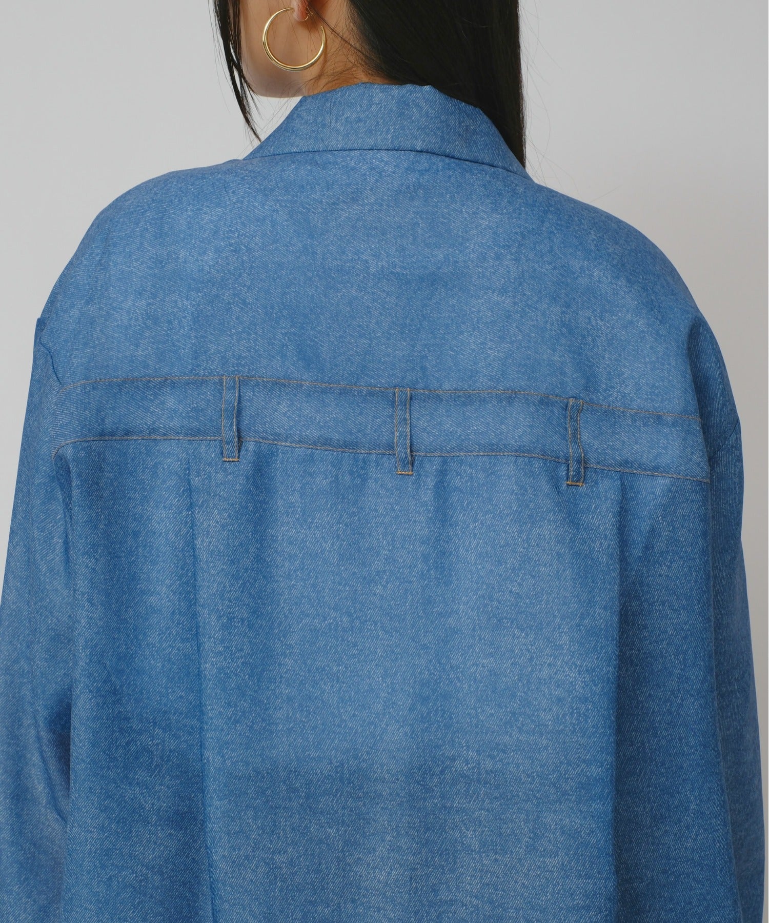 Japan Brand - Sheer Denim Shirt Jacket (2 colors)