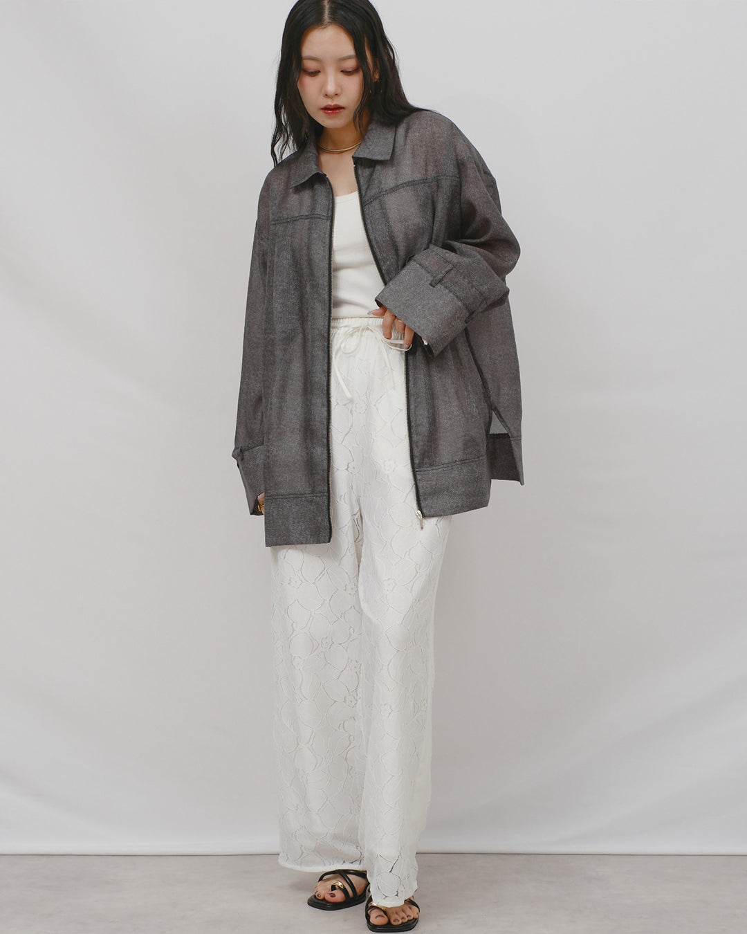 Japan Brand - Sheer Denim Shirt Jacket (2 colors)