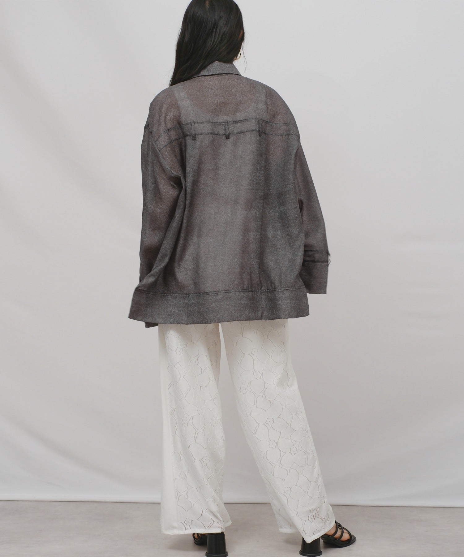 Japan Brand - Sheer Denim Shirt Jacket (2 colors)