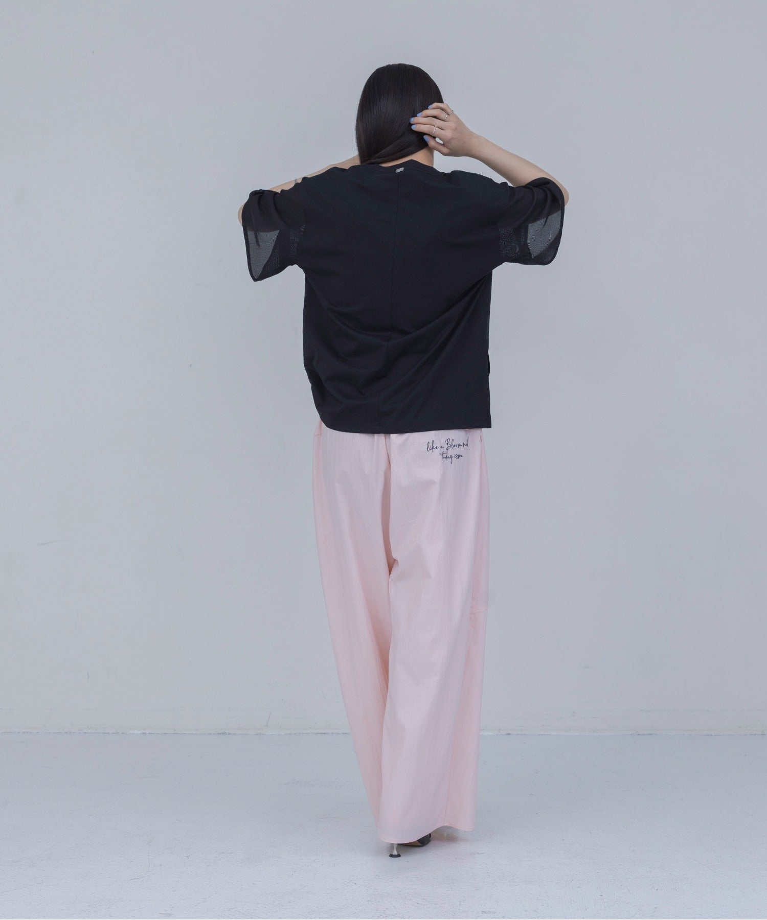 Japan Brand - Photo Colleage Print Mesh Sleeve T-Shirt (2 colors)