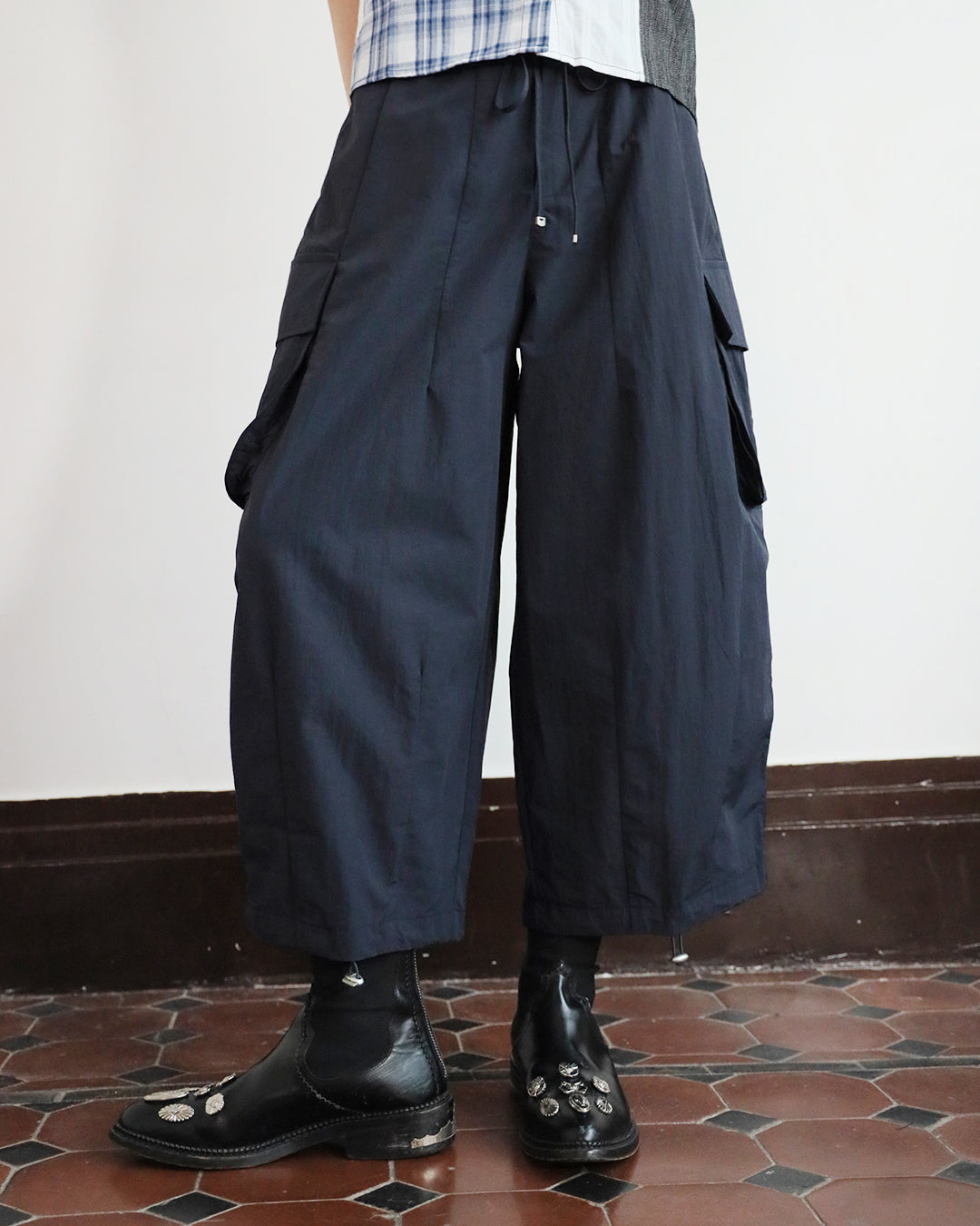 Cropped Cargo Pants  (2 Colors)