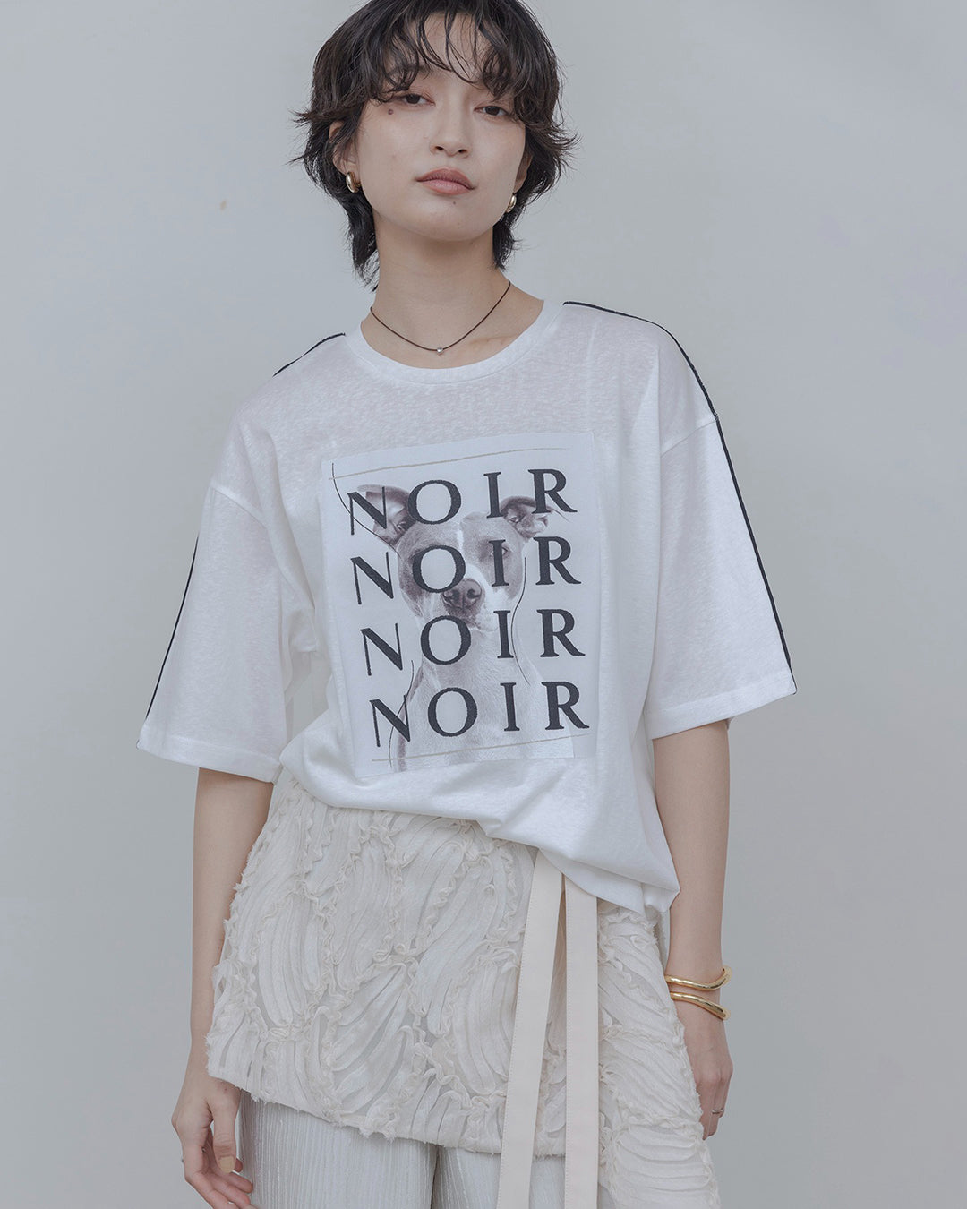 Japan Brand - Pet Photo Embroidered Tee (2 Colors)
