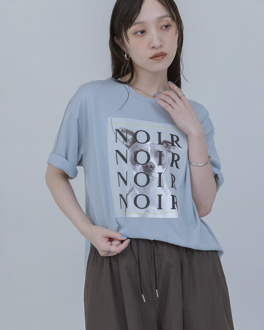 Japan Brand - Pet Photo Embroidered Tee (2 Colors)