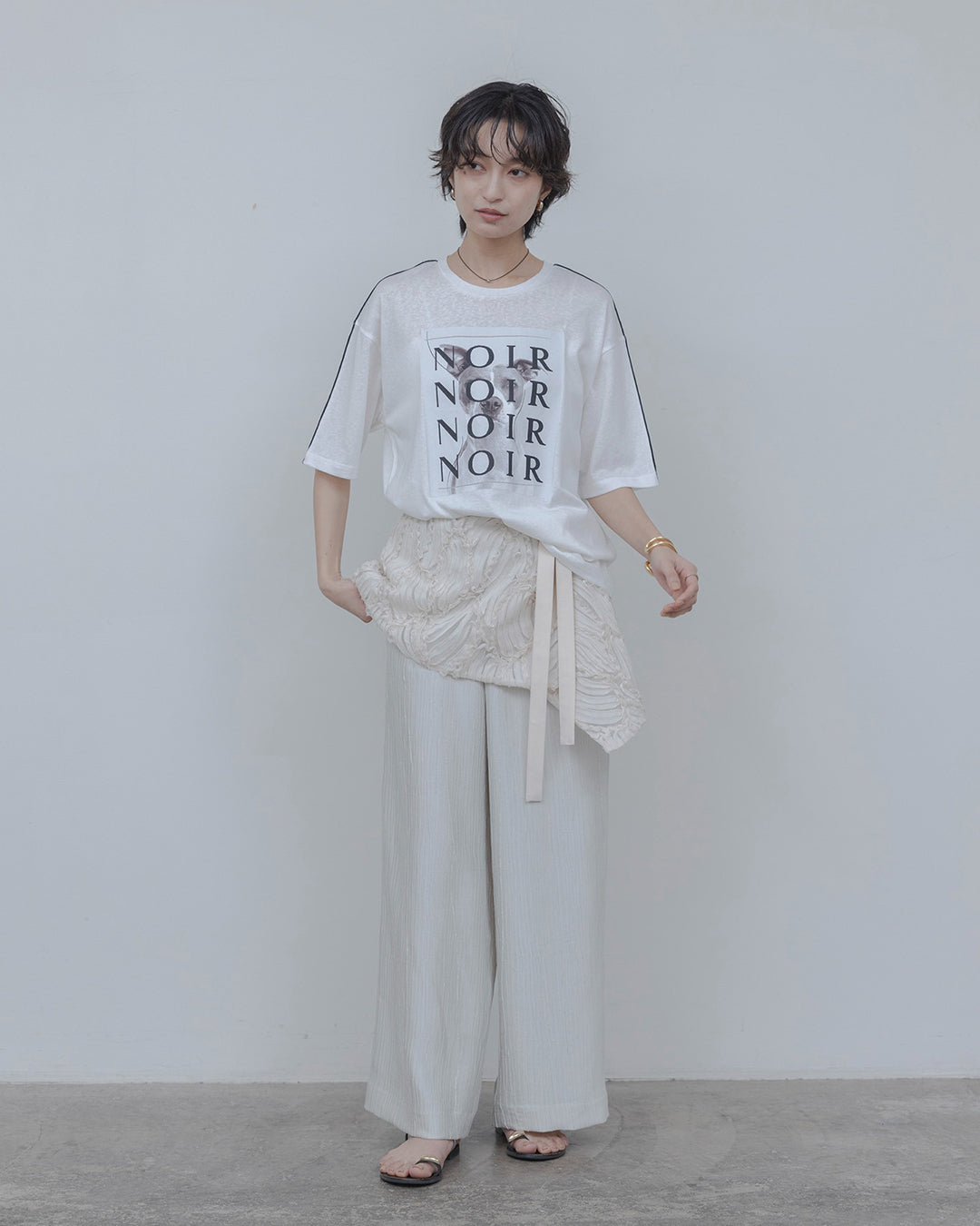 Japan Brand - Pet Photo Embroidered Tee (2 Colors)