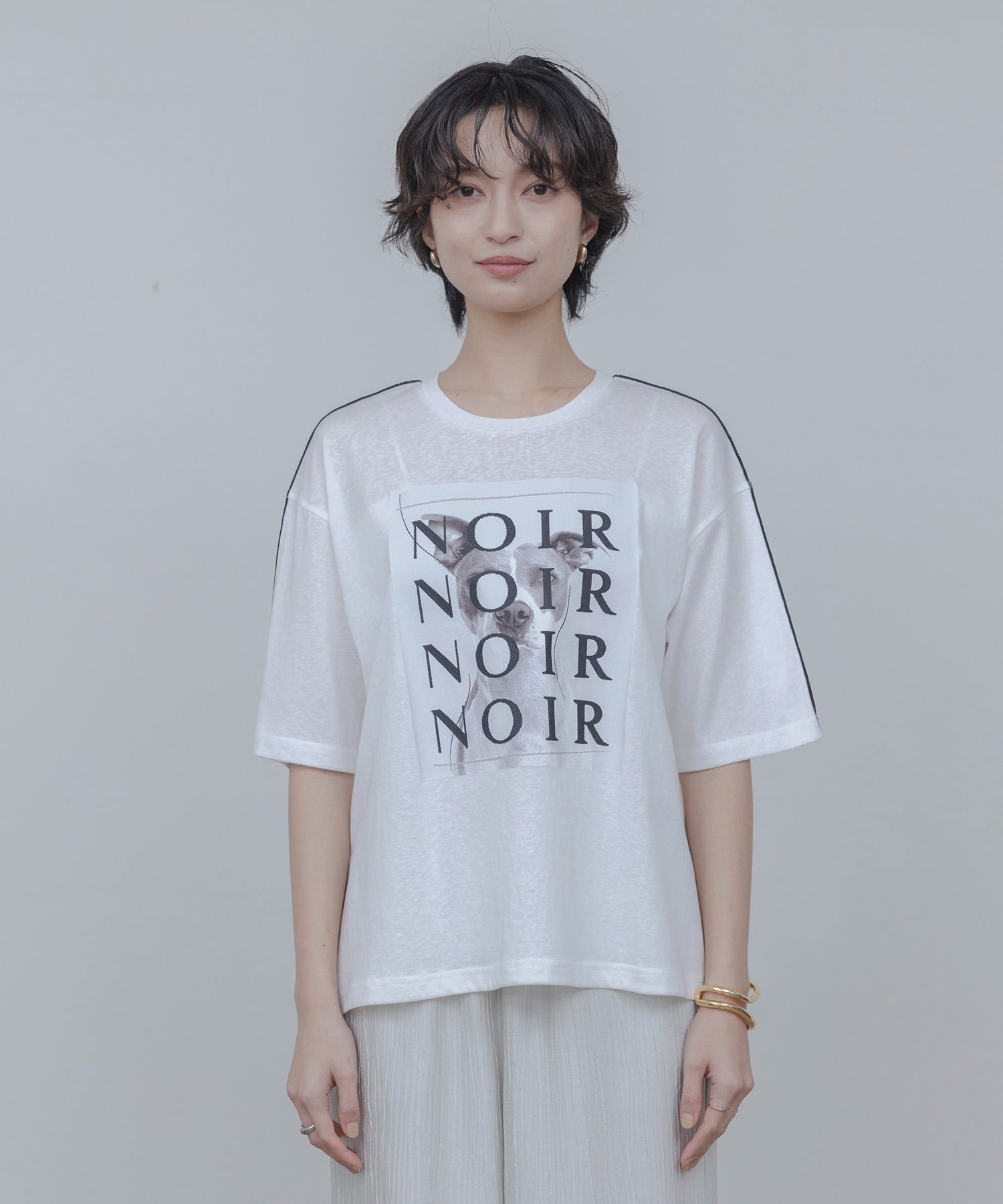 Japan Brand - Pet Photo Embroidered Tee (2 Colors)