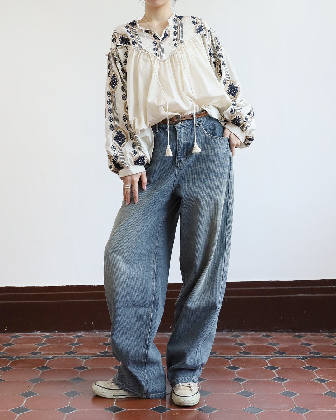 Washed Boyfriend Jeans (Size S-XL)