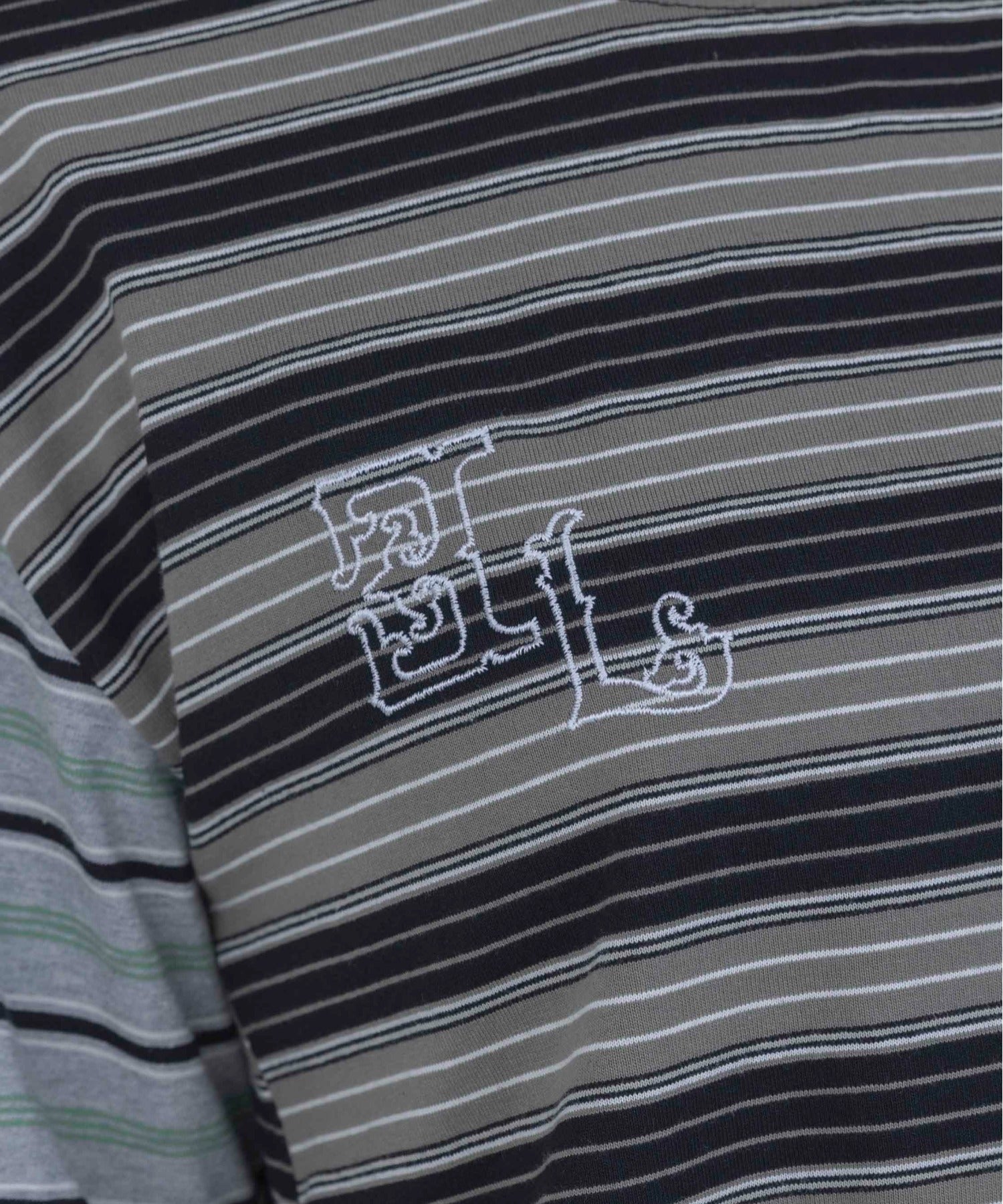 Japan Brand - Border Patchwork Encropped T-Shirt (3 colors)