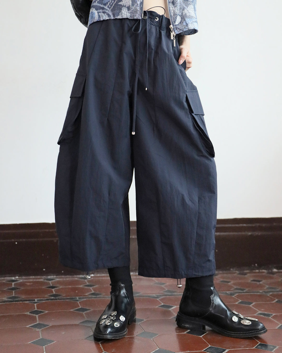 Cropped Cargo Pants  (2 Colors)