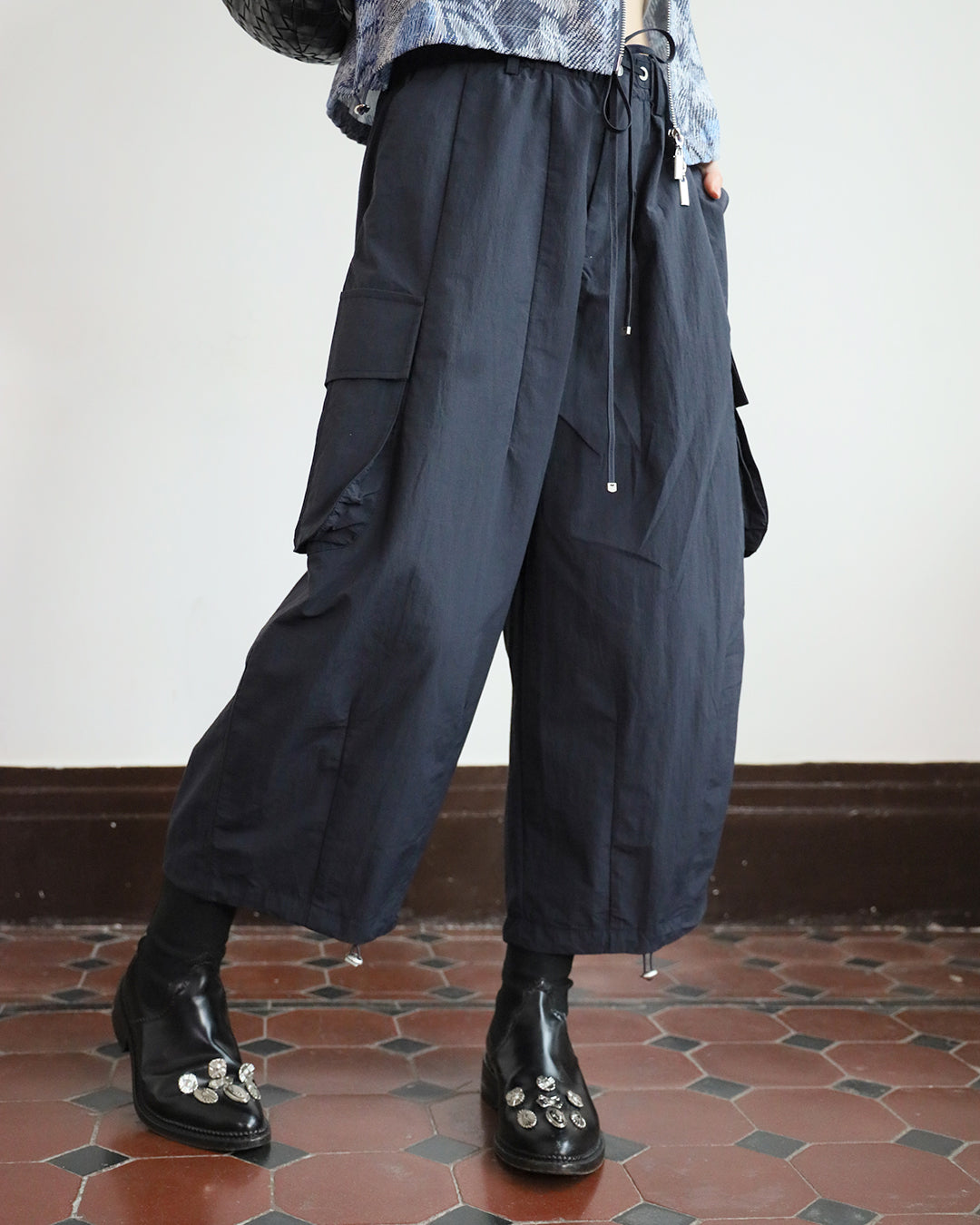 Cropped Cargo Pants  (2 Colors)