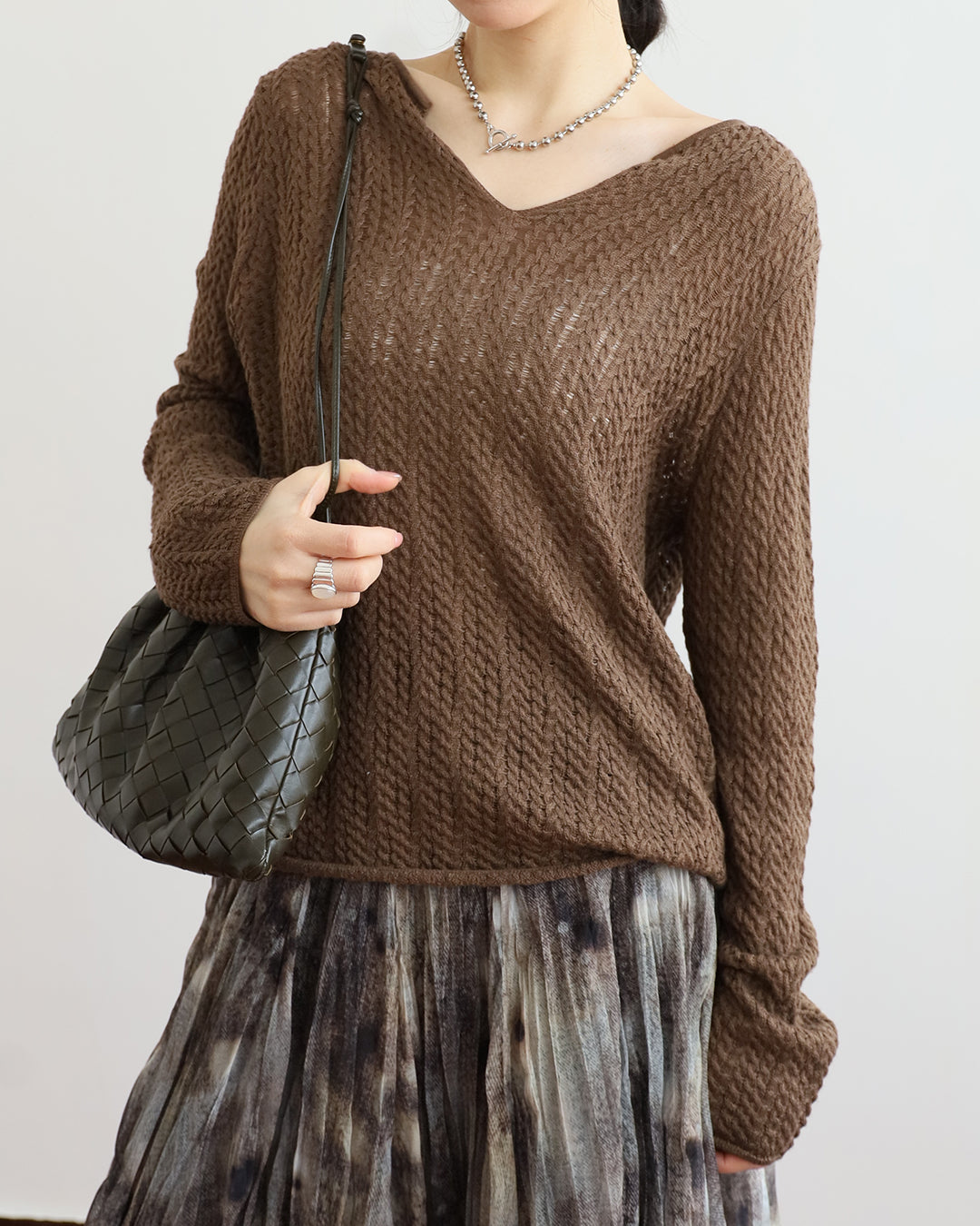 V-Neck Braided Top (5 colors)